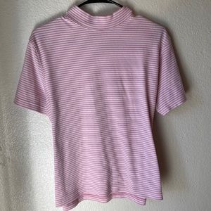 5/$25 Striped Mock Neck Top